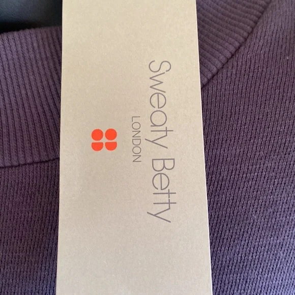 Sweaty Betty One & Done NWT Long Sleeve mock neck Organic Cotton Sweat Dress med - Picture 8 of 11